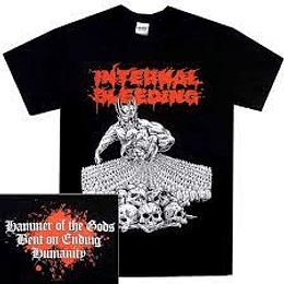 Internal Bleeding-Hammer Of The...T-shirt L size