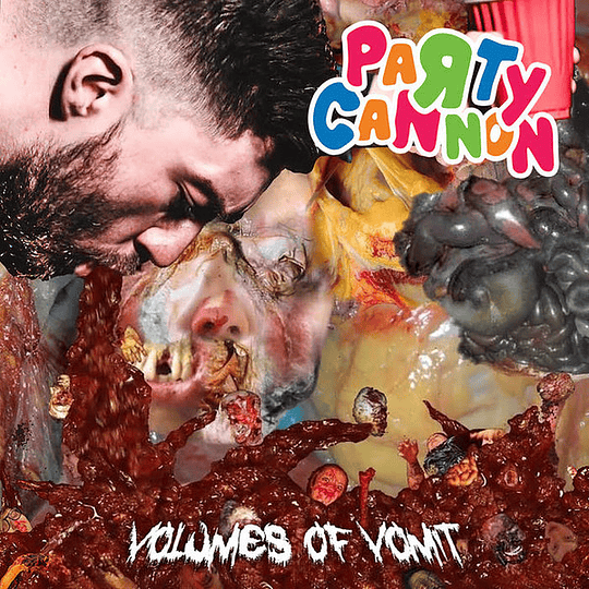 Party Cannon – Volumes Of Vomit LP GREEN VINYL