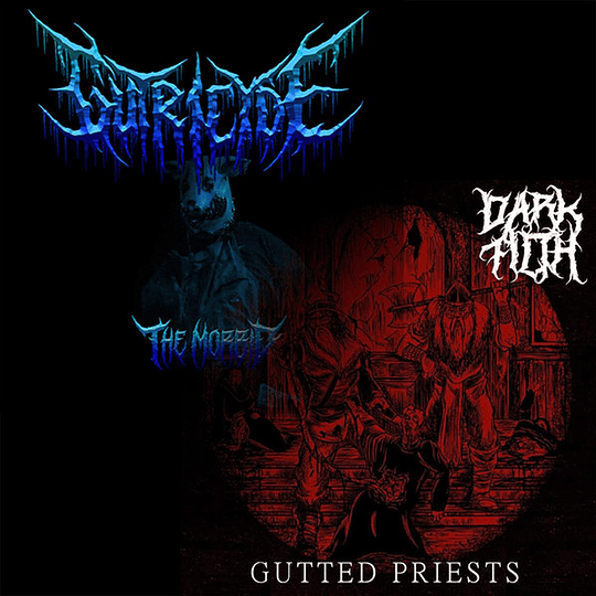 Dark Filth / Gutricyde – Gutted Priest/The Morbid Split CD