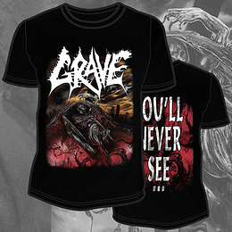 Grave  – You'll Never See...T-SHIRT SIZE M