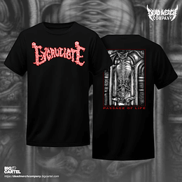 Excruciate -lOGO +  Passage Of Life T-SHIRT SIZE L