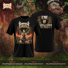 King Of Brutality - Pathologically Explicit Recordings T-SHIRT SIZE XXL