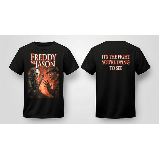 Freddy VS Jason- It´s The Fight...T-SHIRT SIZE XXL