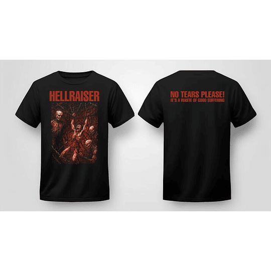 Hellraiser - No Tears Please  T-SHIRT SIZE S