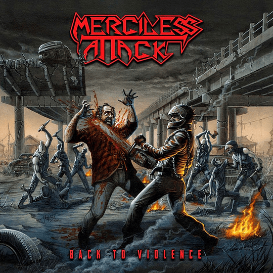 Merciless Attack – Back To Violence CD