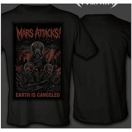 Mars Attack -  Earth is Canceled T-SHIRT SIZE M