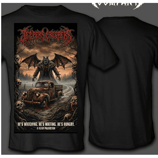 Jesper Creeper  - He´s Watching... T-SHIRT SIZE M