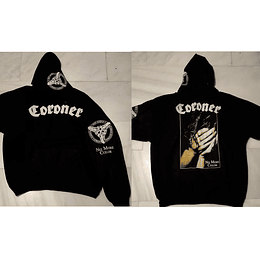 Coroner - No More... Hoodie SIZE XL