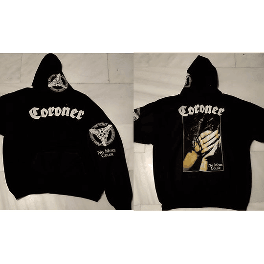 Coroner - No More... Hoodie SIZE XL