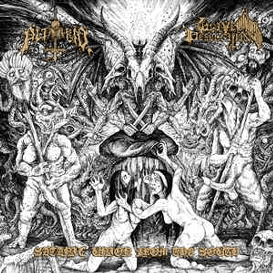 Putrid  / Grave Desecration – Satanic Union From The South LP