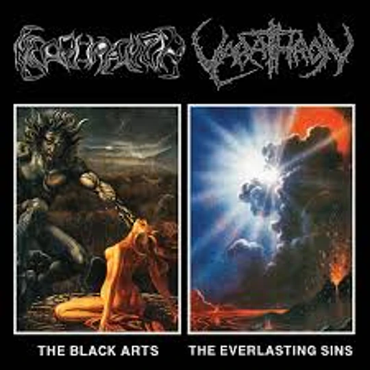 Necromantia / Varathron – The Black Arts The Everlasting Sins CD