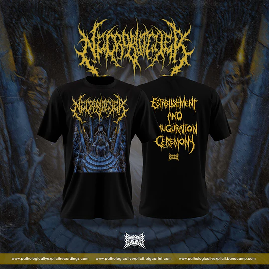 Necrobutcher - Establishment And Inauguration Ceremony T.SHIRT SIZE XL