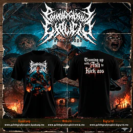 Pathologically Explicit Recordings - Teaming with Ash...T-SHIRT SIZE L