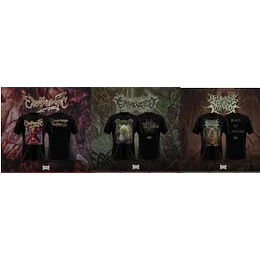 Neurologic Pathology / Enfrenzied/ Evisceromamo....- 3 T-SHIRTS PACK SIZE L