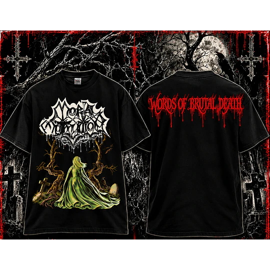 Mortal Mutilation - Words Of Brutal Death T-SHIRT SIZE XL