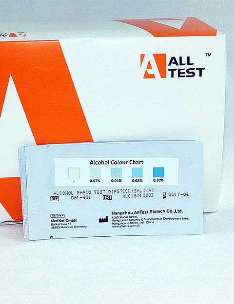 Test de Alcohol en Saliva CJ/50 tests