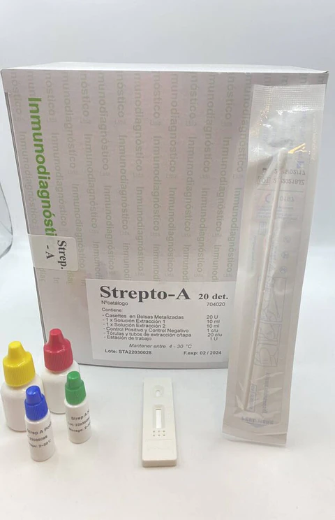 Test de Strepto A CJ/25 tests