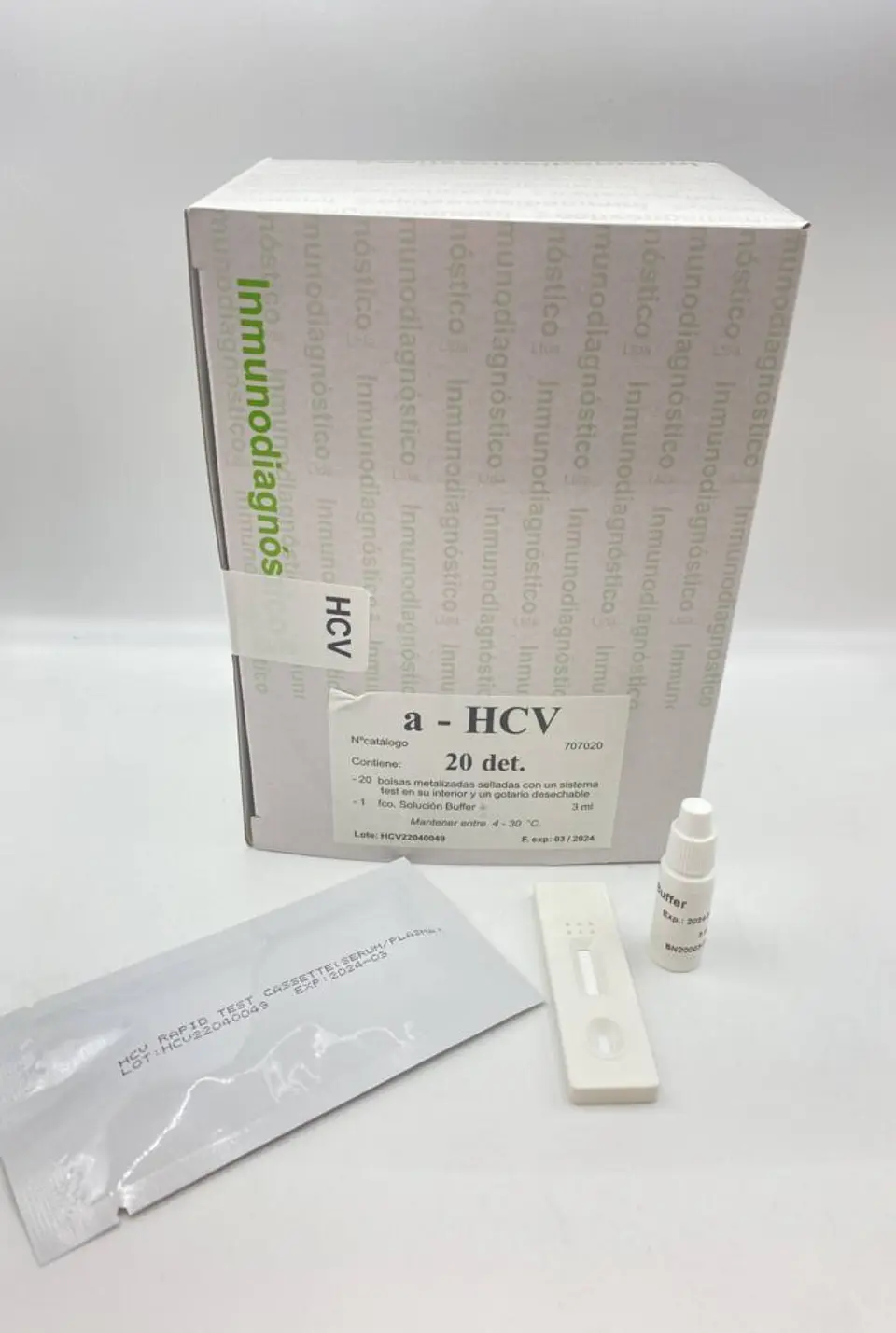 Test de Hepatitis C (HCV) CJ/20 tests 1