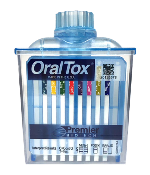 Narcotest de Copa OralTox 5 Drogas en Saliva CJ/5 tests