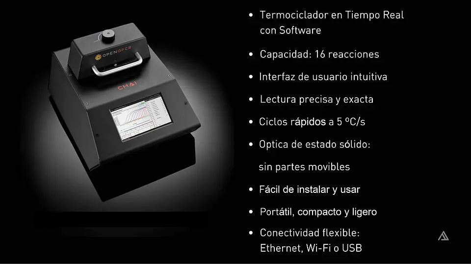 Termociclador en Tiempo Real Chai Open qPCR (1C-16) 1