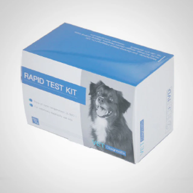 Parvovirus-Coronavirus-Giardia Canino (CPV+CCV+GIA) Test Rápido Combinado PK/4 tests