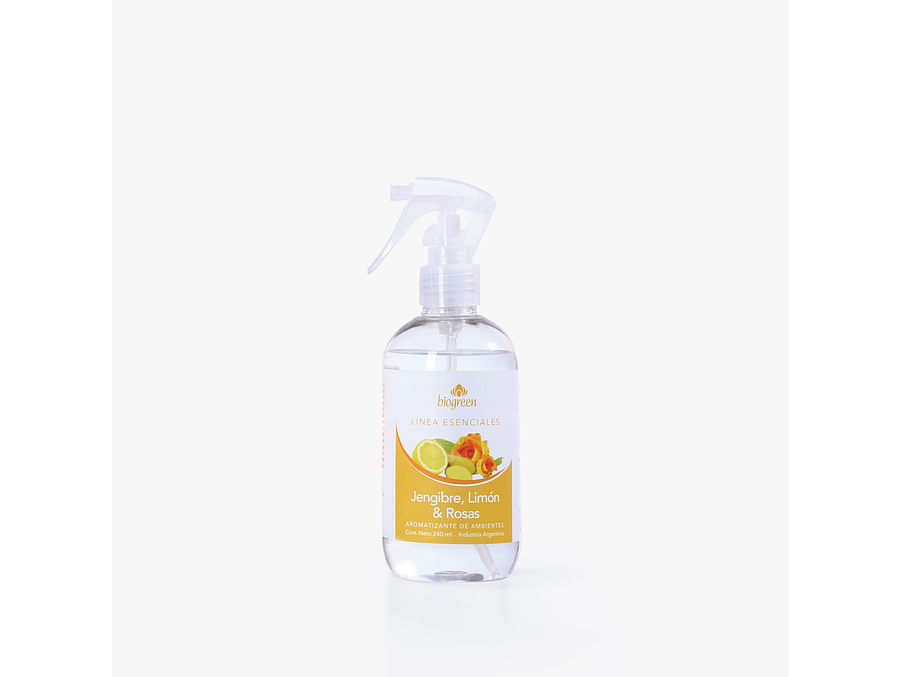 Aromatizante de Ambientes JENGIBRE LIMÓN y ROSAS Repuesto 240ml 1