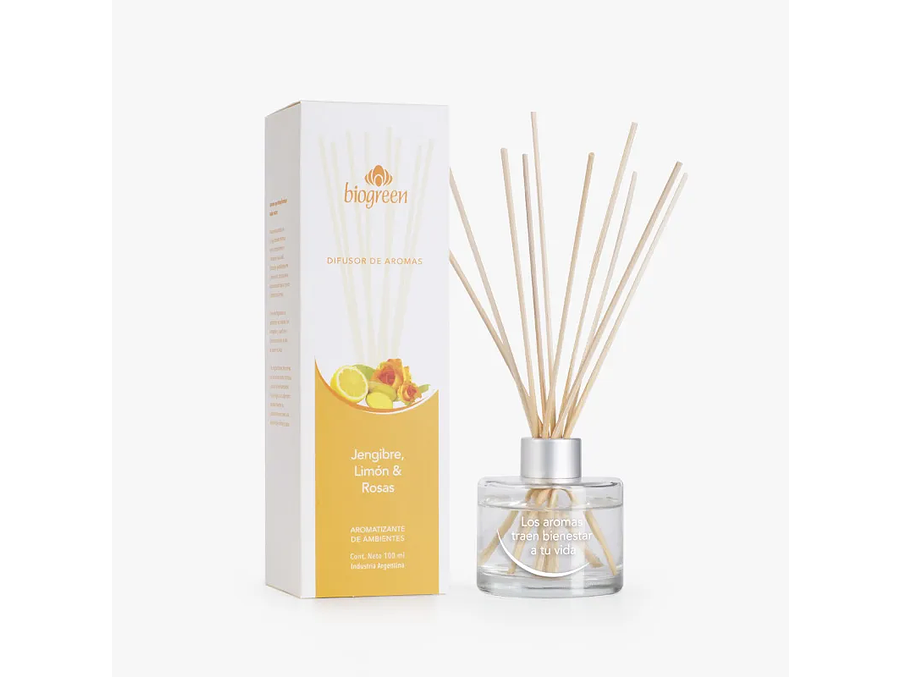 Difusor de Aromas Jengibre, Limón & Rosas 100 ml 1