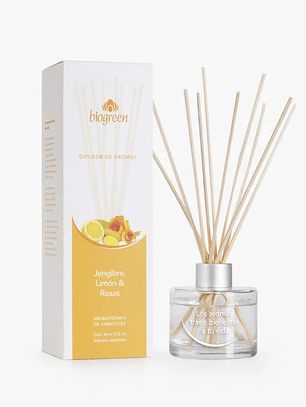 Difusor de Aromas Jengibre, Limón & Rosas 100 ml
