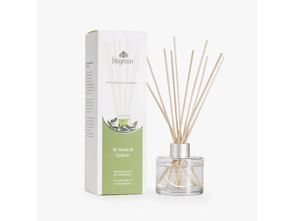 Difusor de Aromas Té Verde & Cedrón 100 ml 1