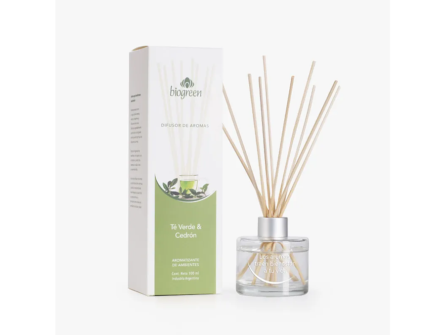 Difusor de Aromas Té Verde & Cedrón 100 ml 1