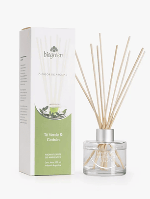 Difusor de Aromas Té Verde & Cedrón 100 ml