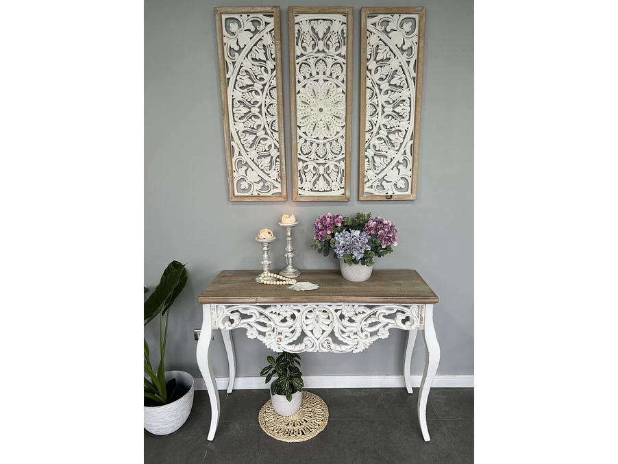 Set 3 Cuadros Mandalas tallados 3