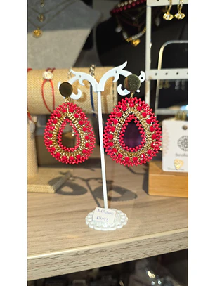 Aros mostacillas/cristales