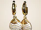 Aros argollas y con charms baño oro - Miniatura 2