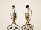 Aros argollas y con charms baño oro - Miniatura 4