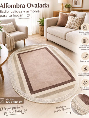 Alfombra Ovalada clarita