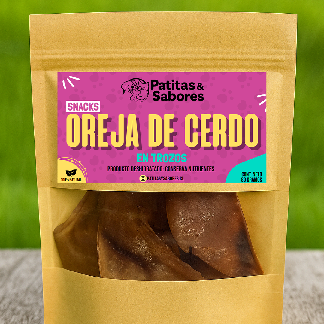 Orejas de cerdo en trozo 1