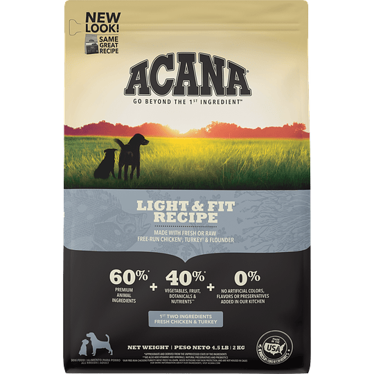 Acana Light & Fit Formula Perro 2.0Kg