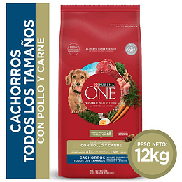 One Raza pequeña pollo carne 12Kg