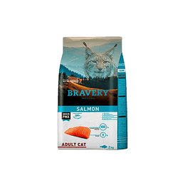 Bravery Gatos Adulto Salmon 2Kg