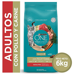 One Gatitos pollo y carne 6Kg