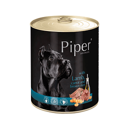 Piper Cordero, zanahorias y Arroz integral 800g