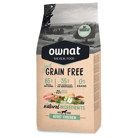 Ownat Just Grain Free Dog Adult Chicken 3 Kg