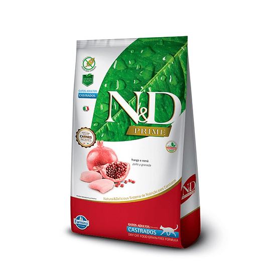 N&D Prime Feline Castrado 7.5Kg