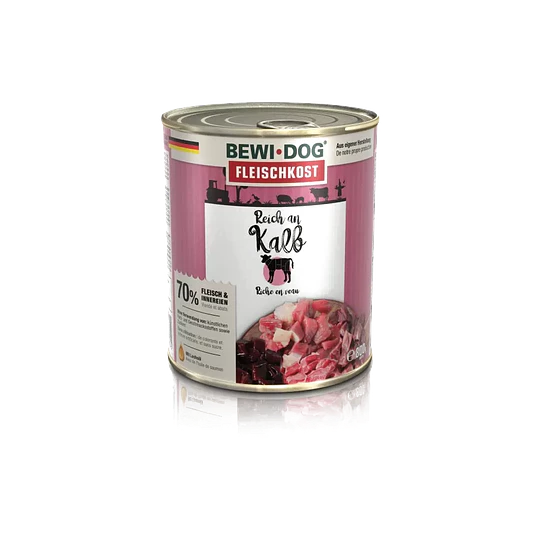 LATA BEWI DOG 800GR BEWI TERNERA 800GR