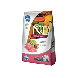 N&D TROPLICAL SELECTION CERDO Y CEREALES 2,5 KG MEDIO Y GRANDE