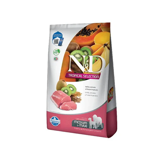 N&D TROPLICAL SELECTION CERDO Y CEREALES 2,5 KG MEDIO Y GRANDE