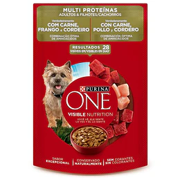 SNACK PERRO ONE CARNE POLLO Y CORDERO 85 GR