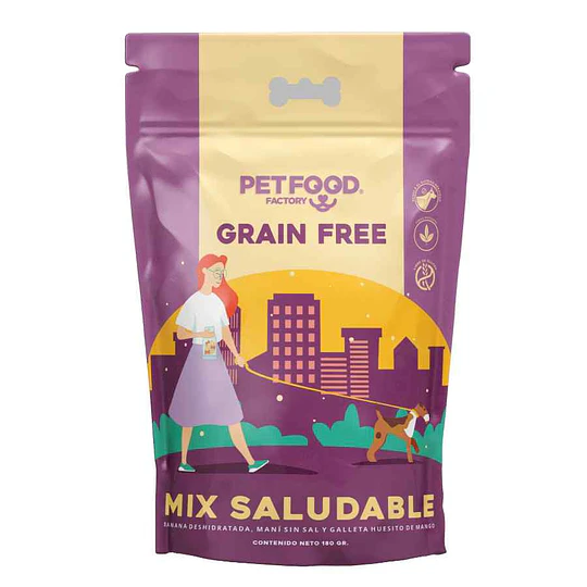 SNACK PETFOOD GRAIN FREE MIX SALUDABLE