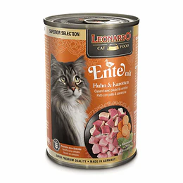 LEONARDO PATO CON POLLO Y ZANAHORIA 400 GR 